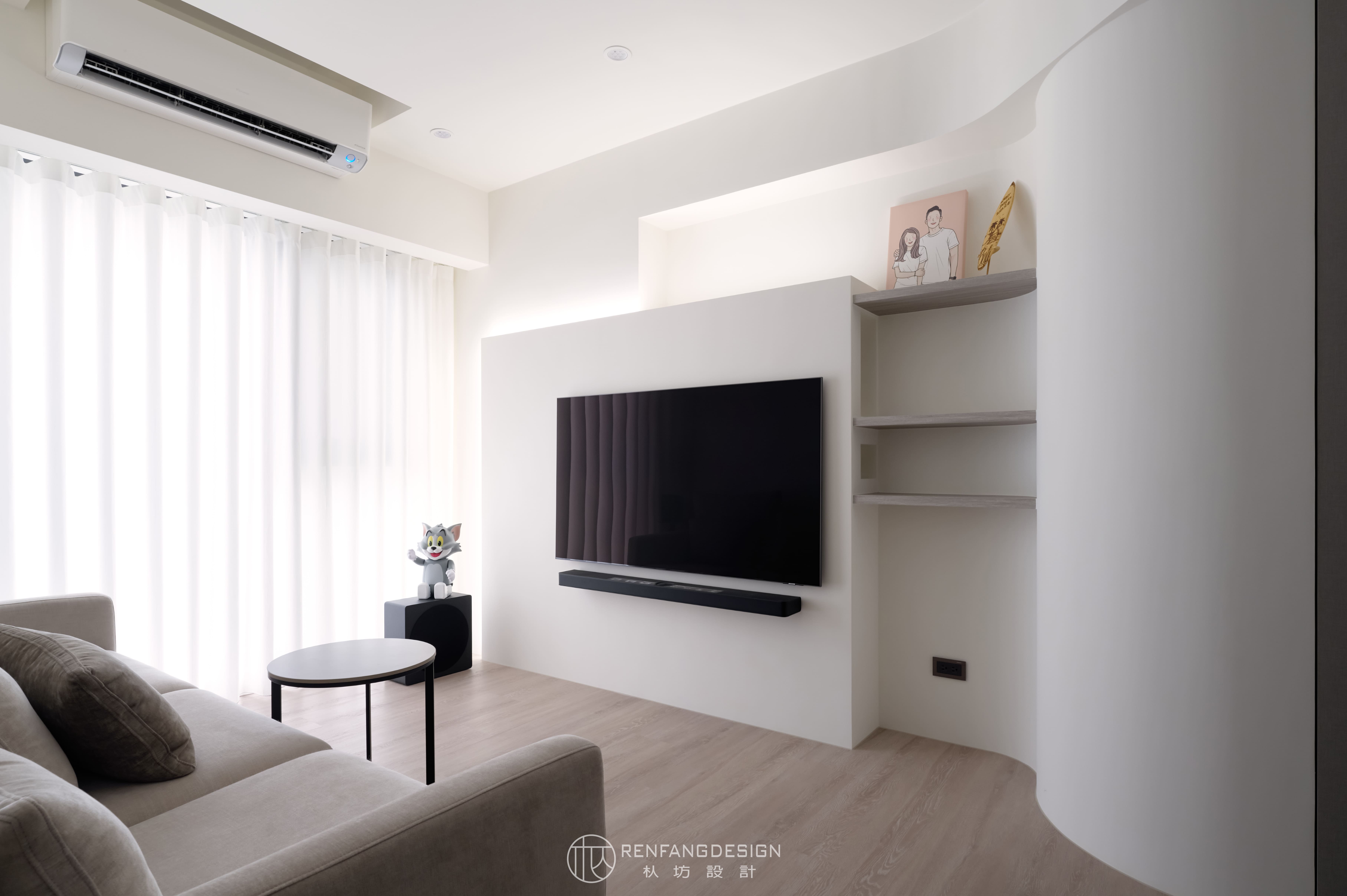 舊屋翻新 舒適次臥起居空間完美比例打造實景拍攝